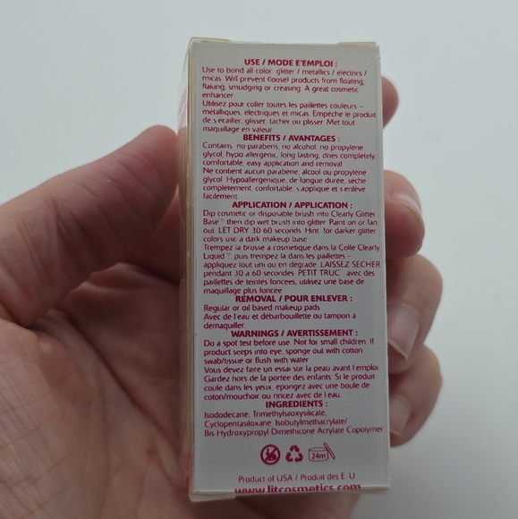 LIT Cosmetics Clearly Liquid Glitter Base - Picture 3 of 3